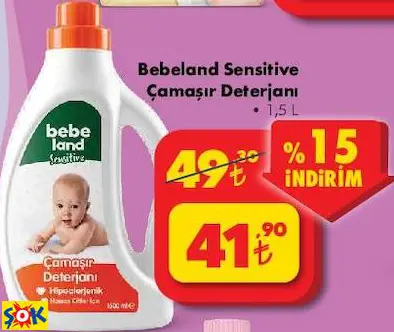 BEBELAND SENSİTİVE ÇAMAŞIR DETERJANI